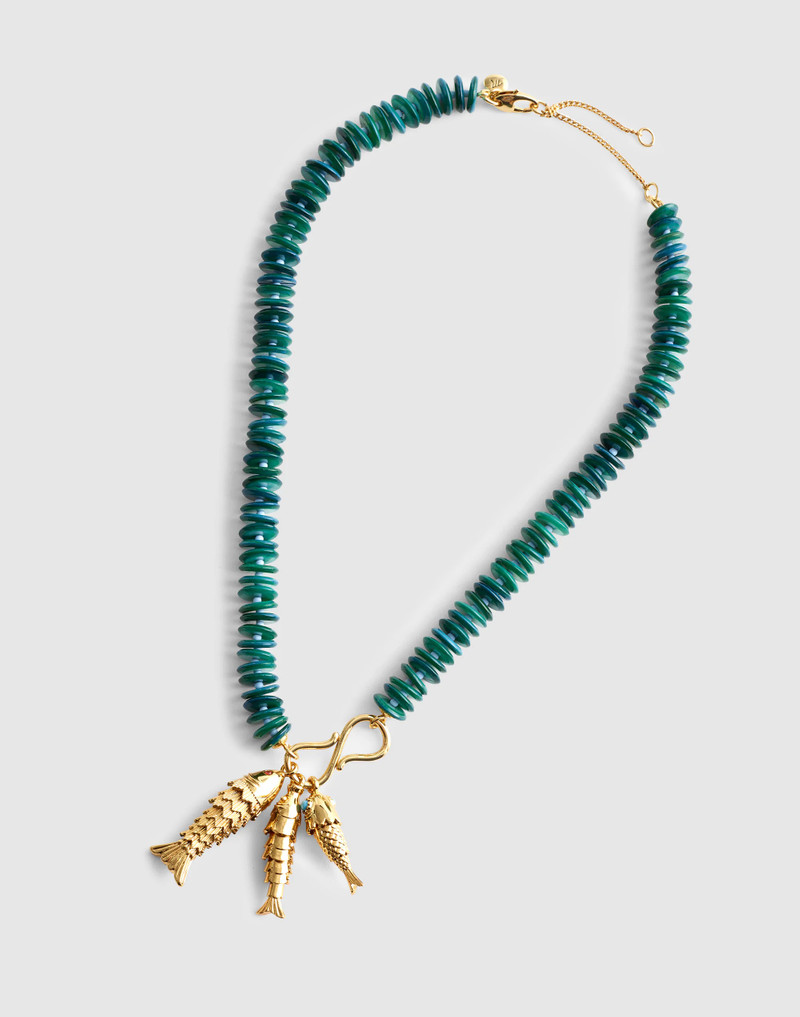 Madewell x Shopbop Beaded Fish Statement Necklace 3