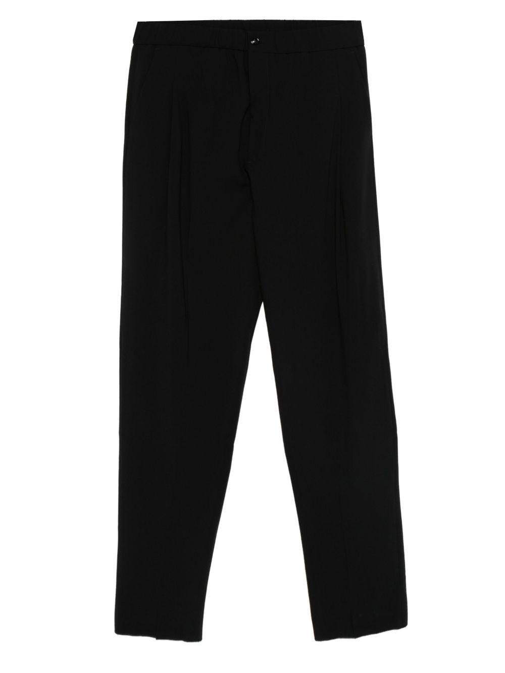 pleated-front trousers - 1