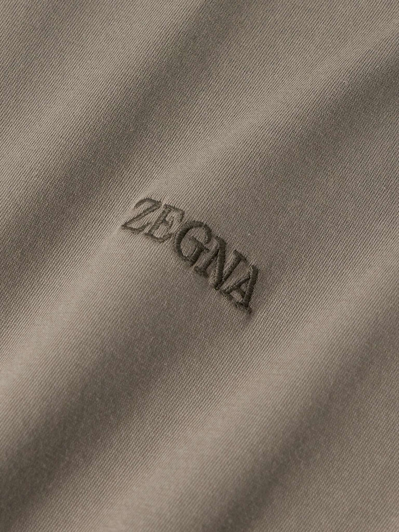 Slim-Fit Logo-Embroidered Cotton-Jersey T-Shirt 5
