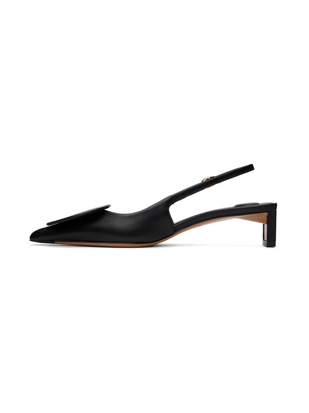 Black Les Classiques 'Les slingbacks Duelo basses' Heels - 3