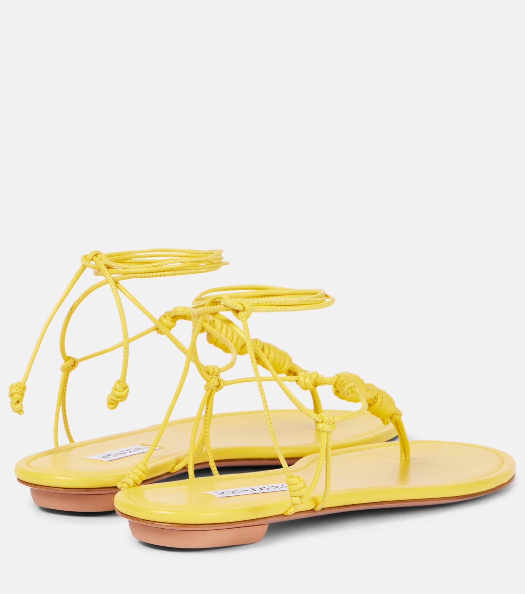 Oaxaca leather thong sandals - 2