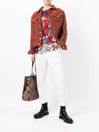 Etro floral patchwork-print T-shirt outlook