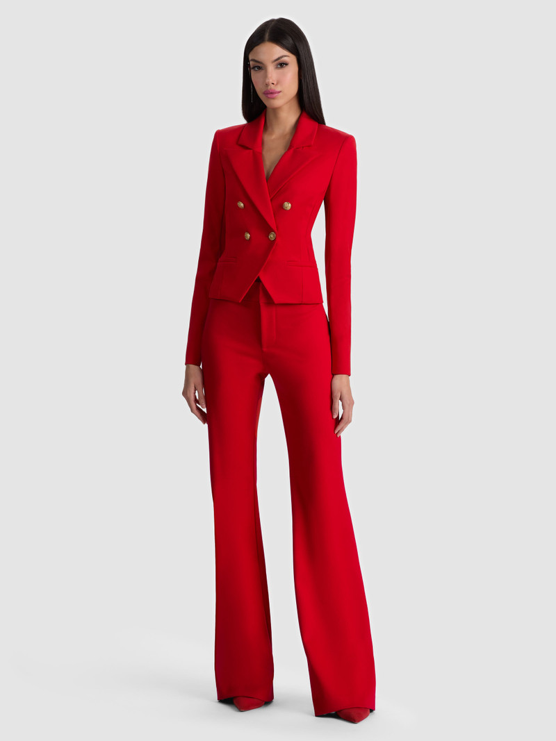 SABLE DOUBLE BREASTED CROPPED BLAZER 3