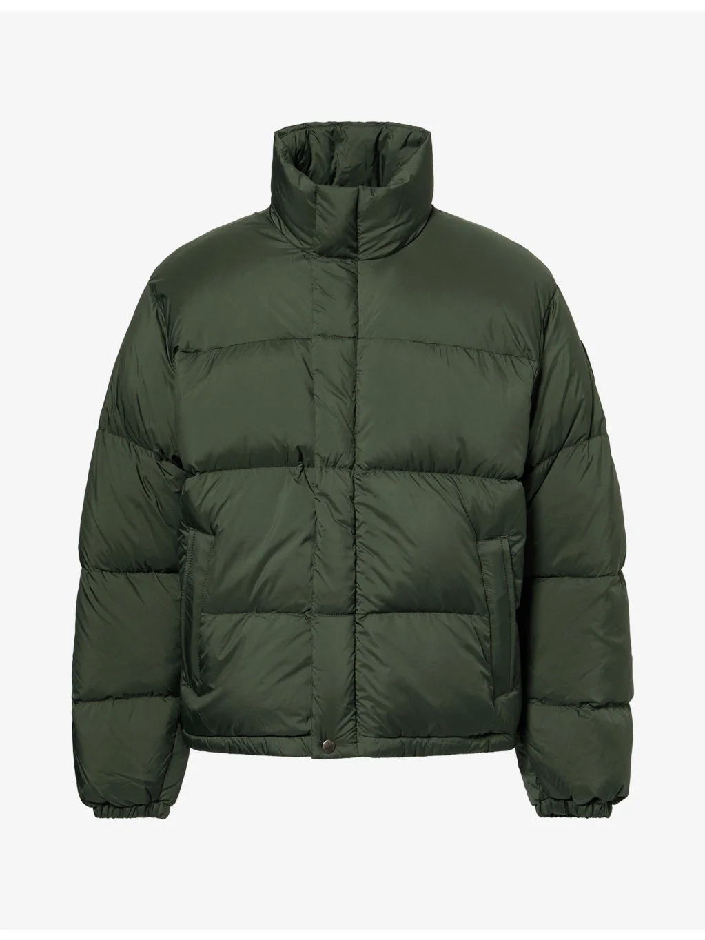Sterling Stand-Collar Shell-Down Jacket - 1