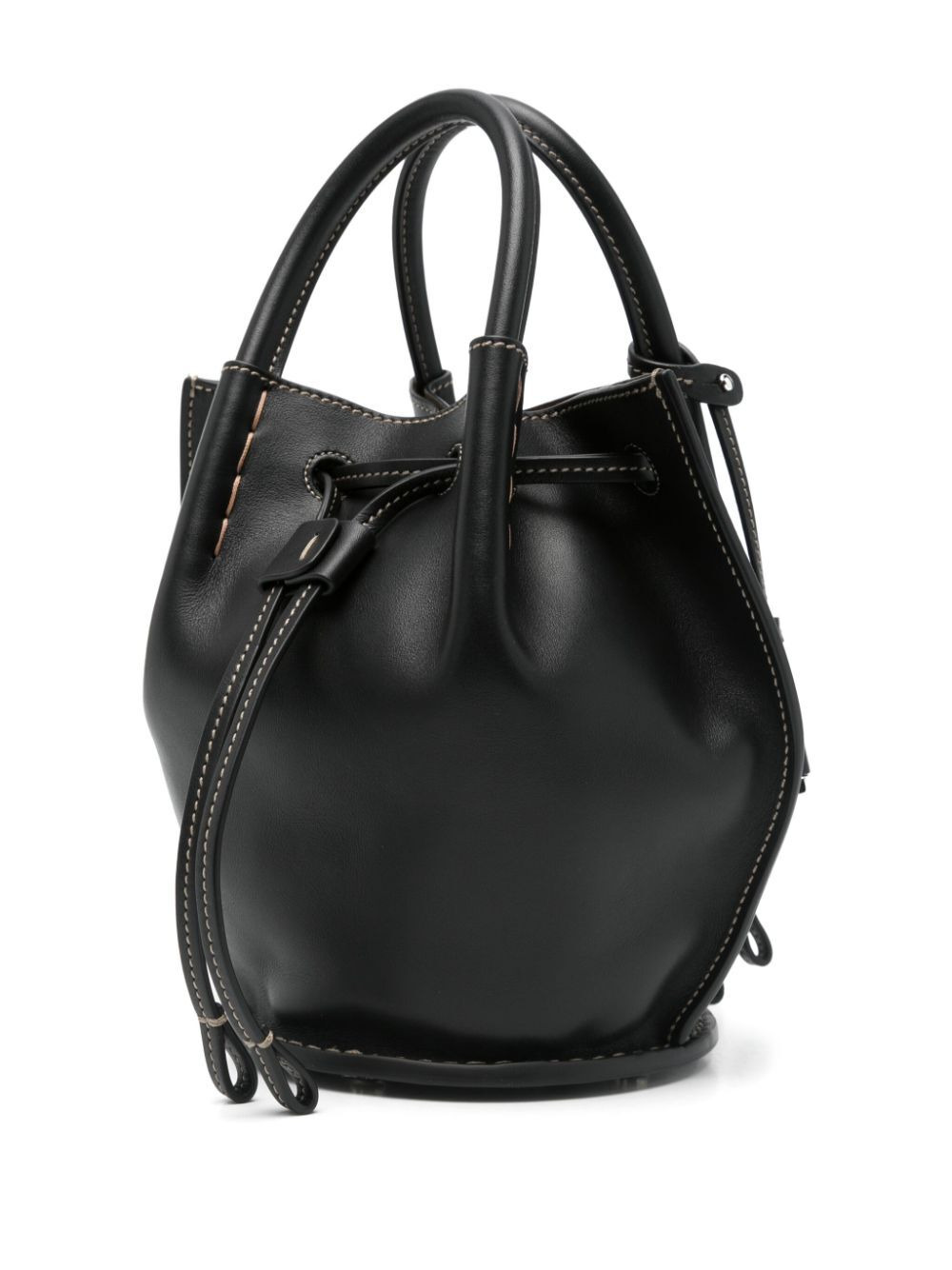 Tod's Women Logo-Charm Leather Mini Bucket Bag - 3