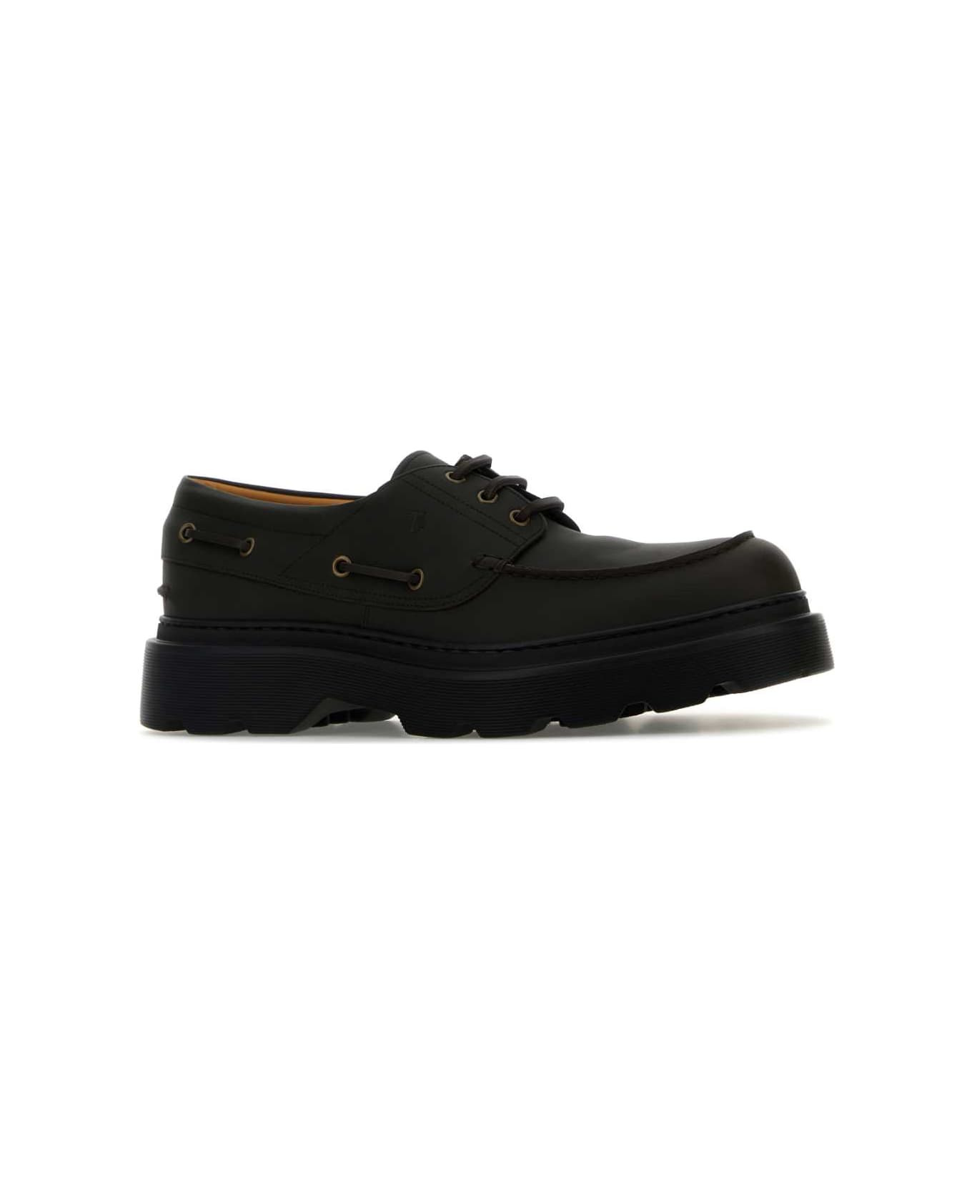 Black Leather Loafers - 2