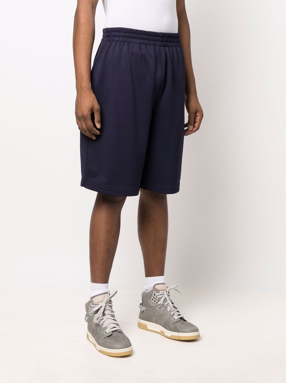 logo-embroidered track shorts - 3