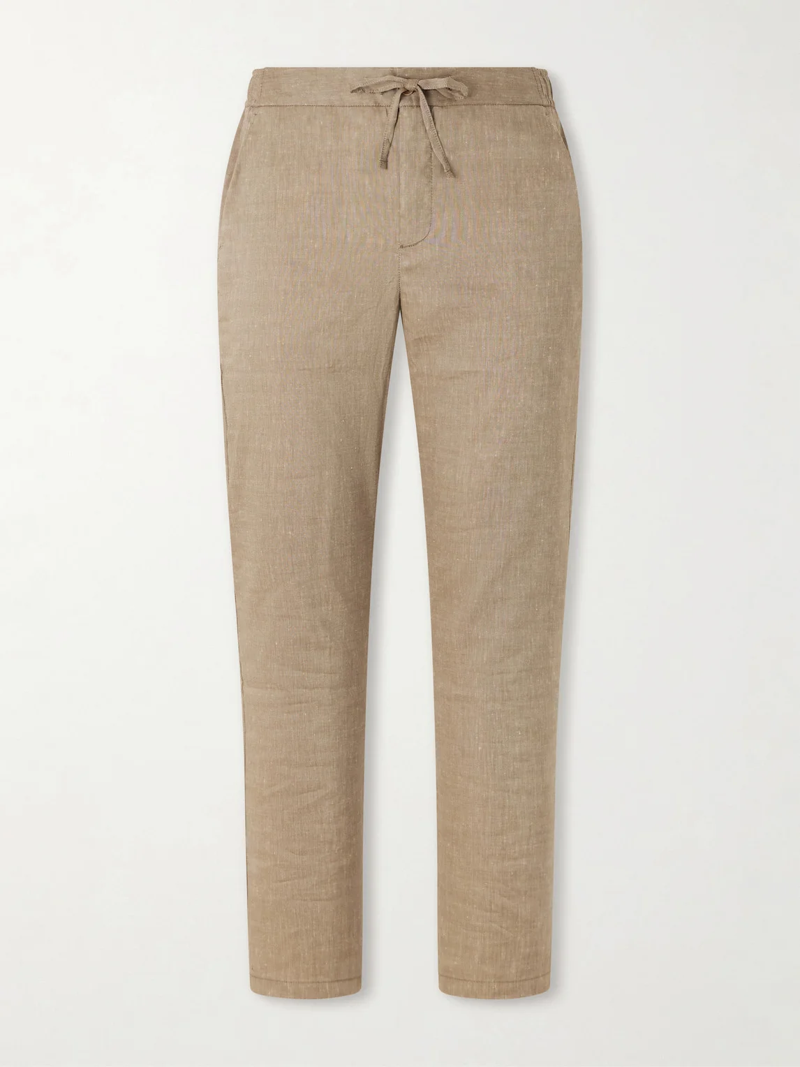 Straight-Leg Cotton Suit Trousers - 1