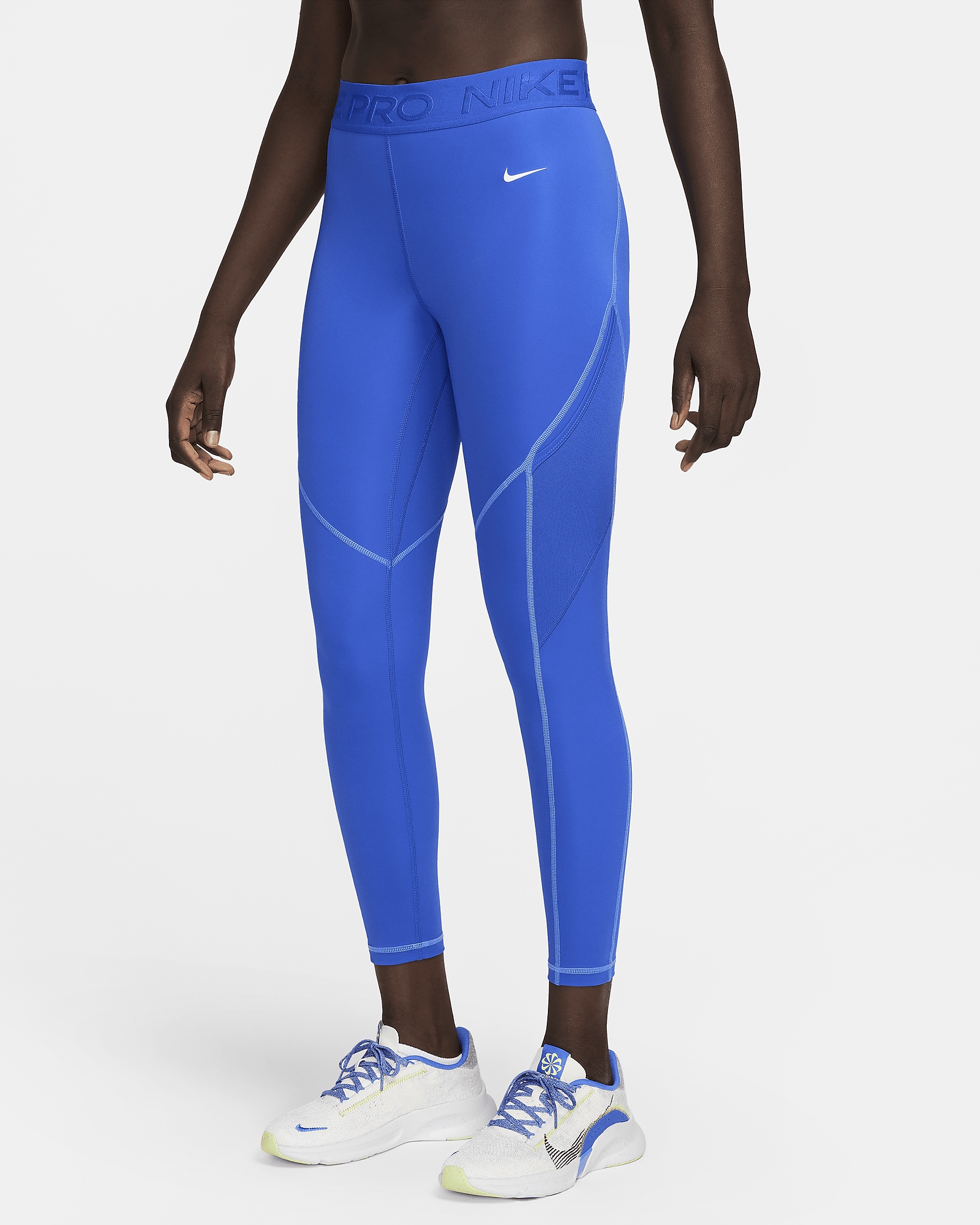 Women's Nike Pro Mid-Rise 7/8 Leggings with Pockets - 1