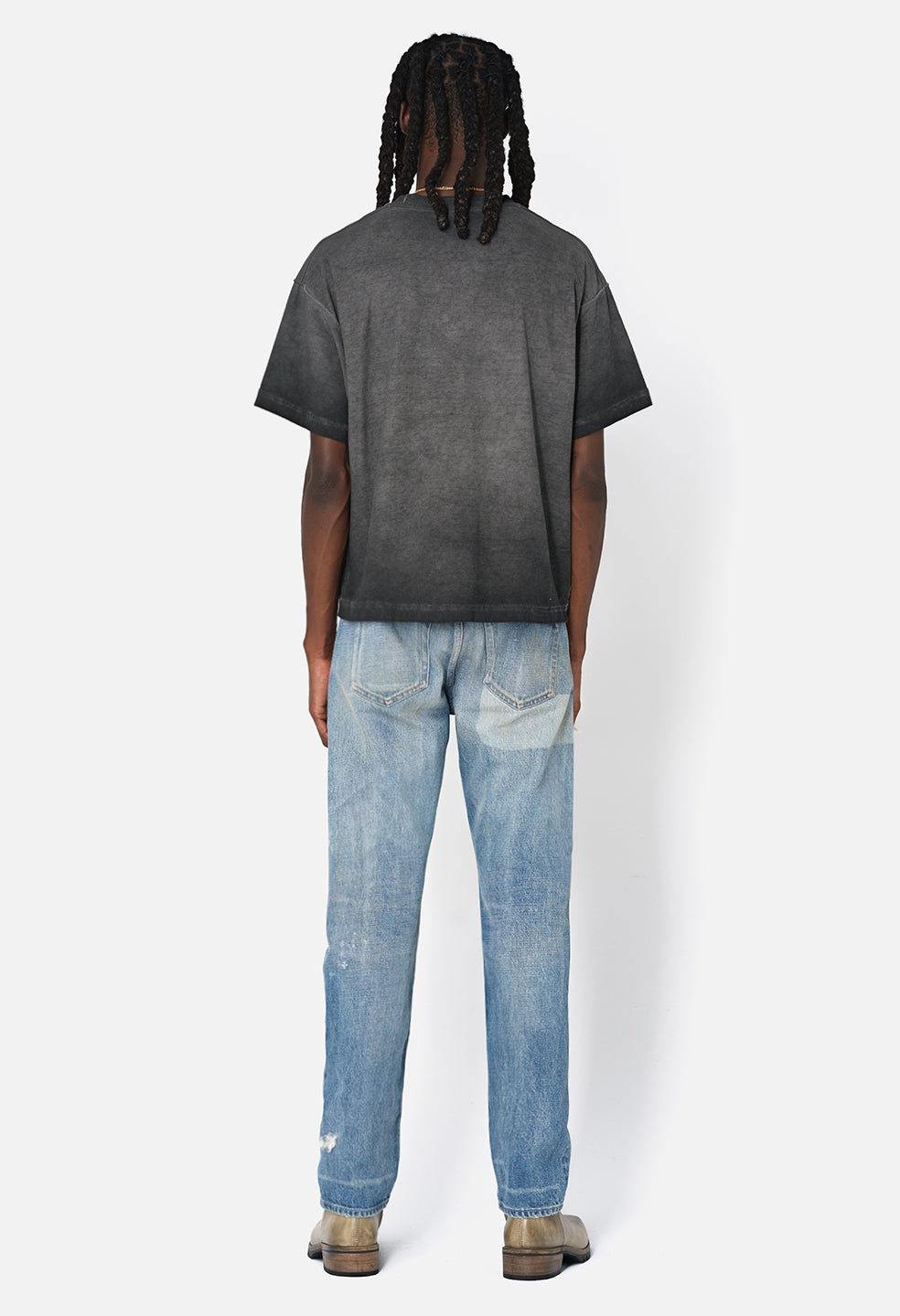 REVERSED CROPPED TEE - 6