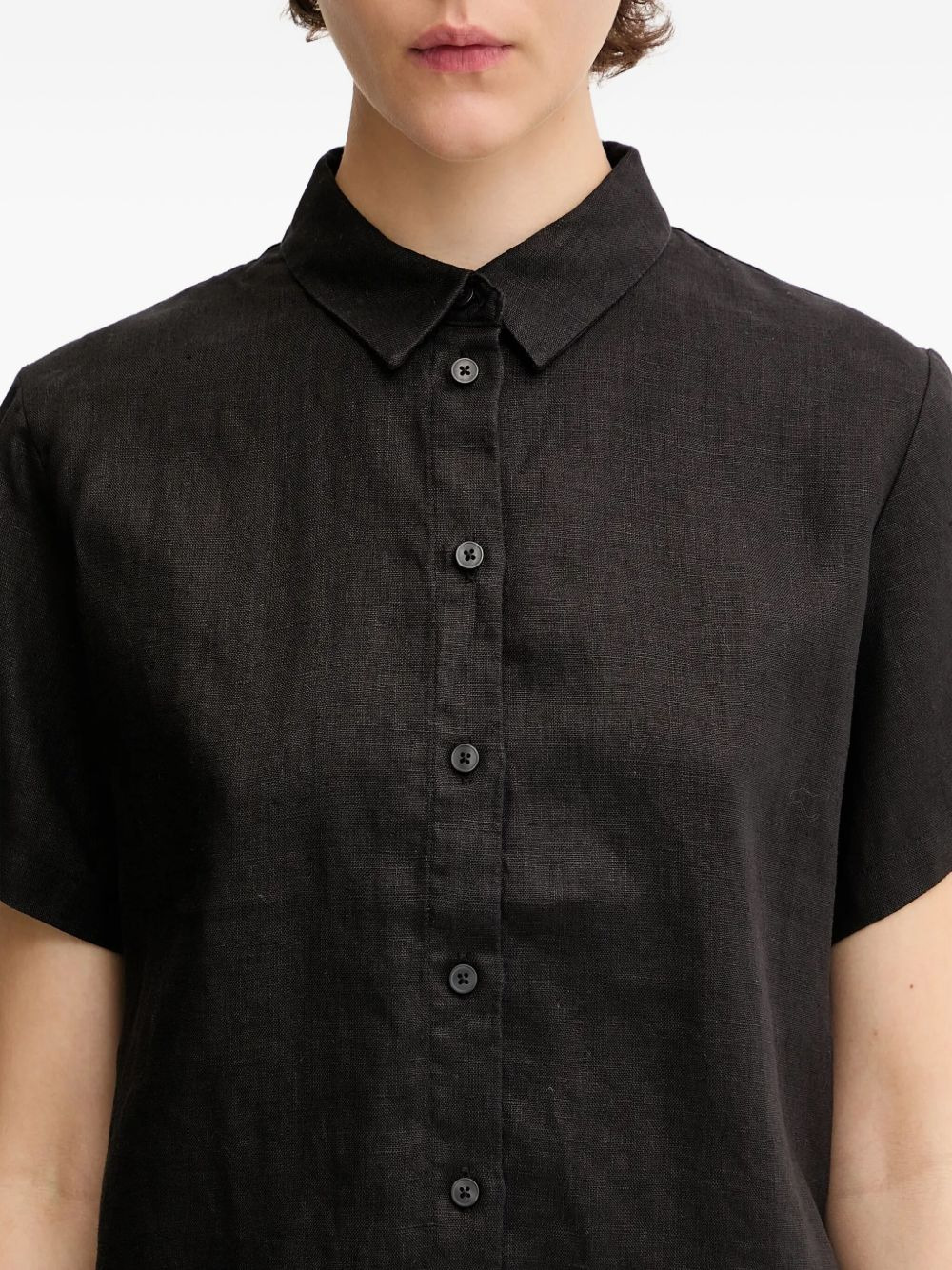 short-sleeved button-down shirt - 5