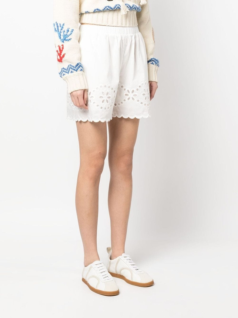 cut-out detailing shorts 3