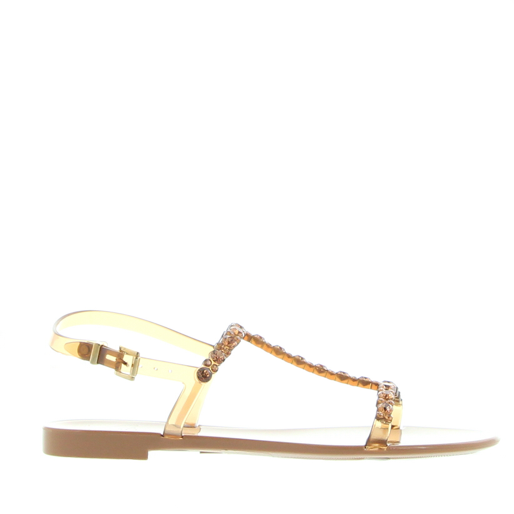 CARLA SAINT-BARTH - Carla Saint Barth – Jelly Sandal Carlotta Marrone - 1
