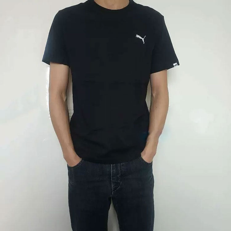 PUMA Essential Logo Tee 'Black' 584369-01 - 3