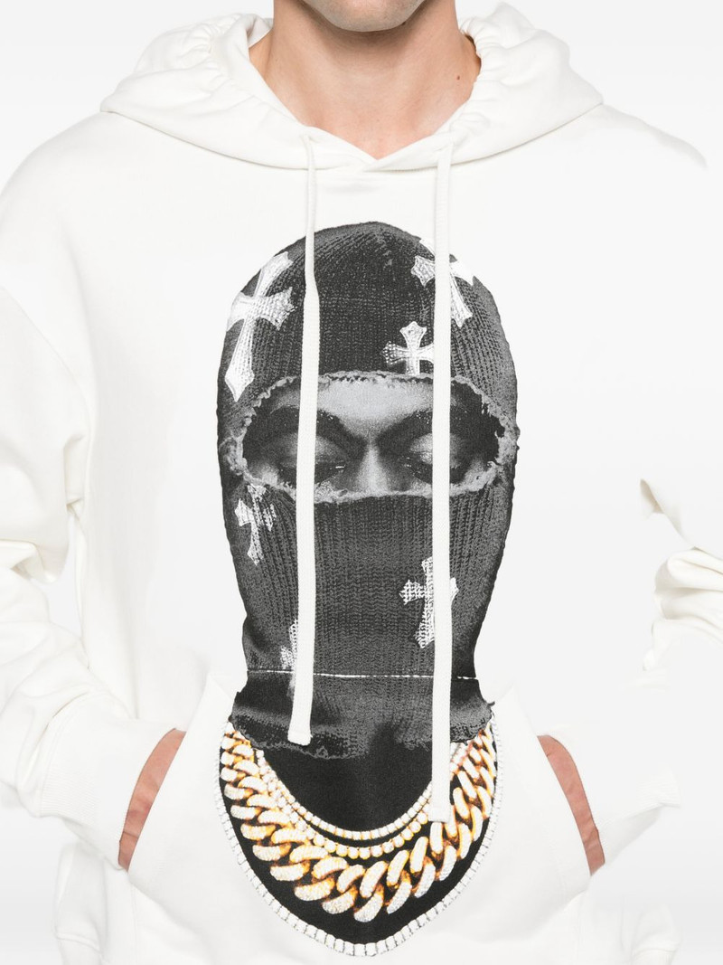 Mask graphic-print hoodie 5