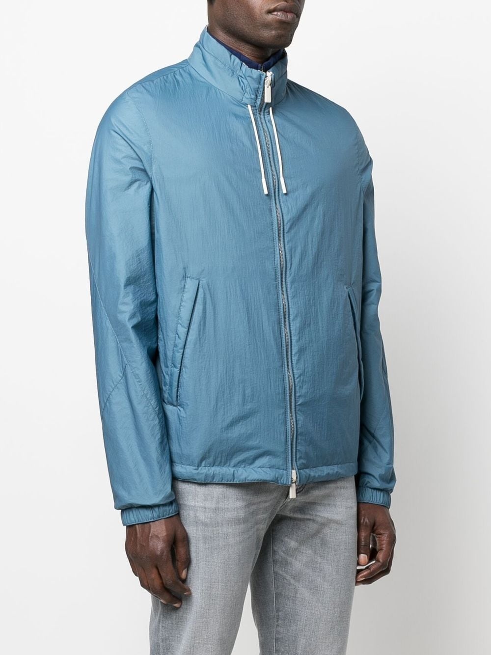 zip-front shell jacket - 3