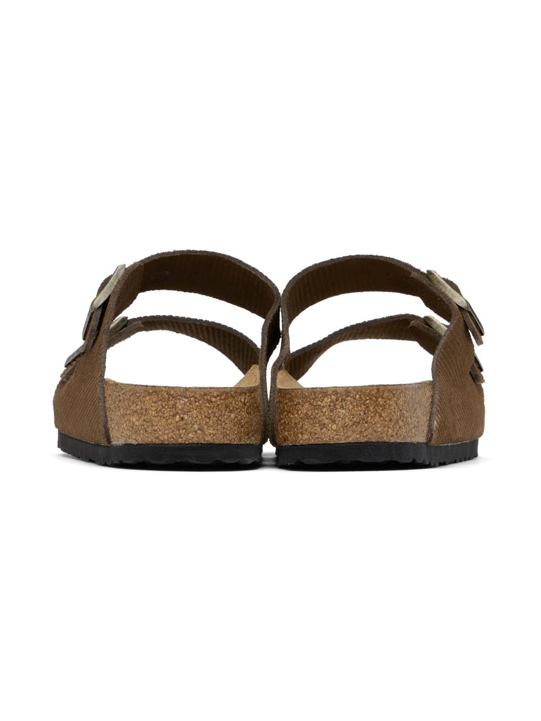 Brown Regular Arizona Sandals - 2