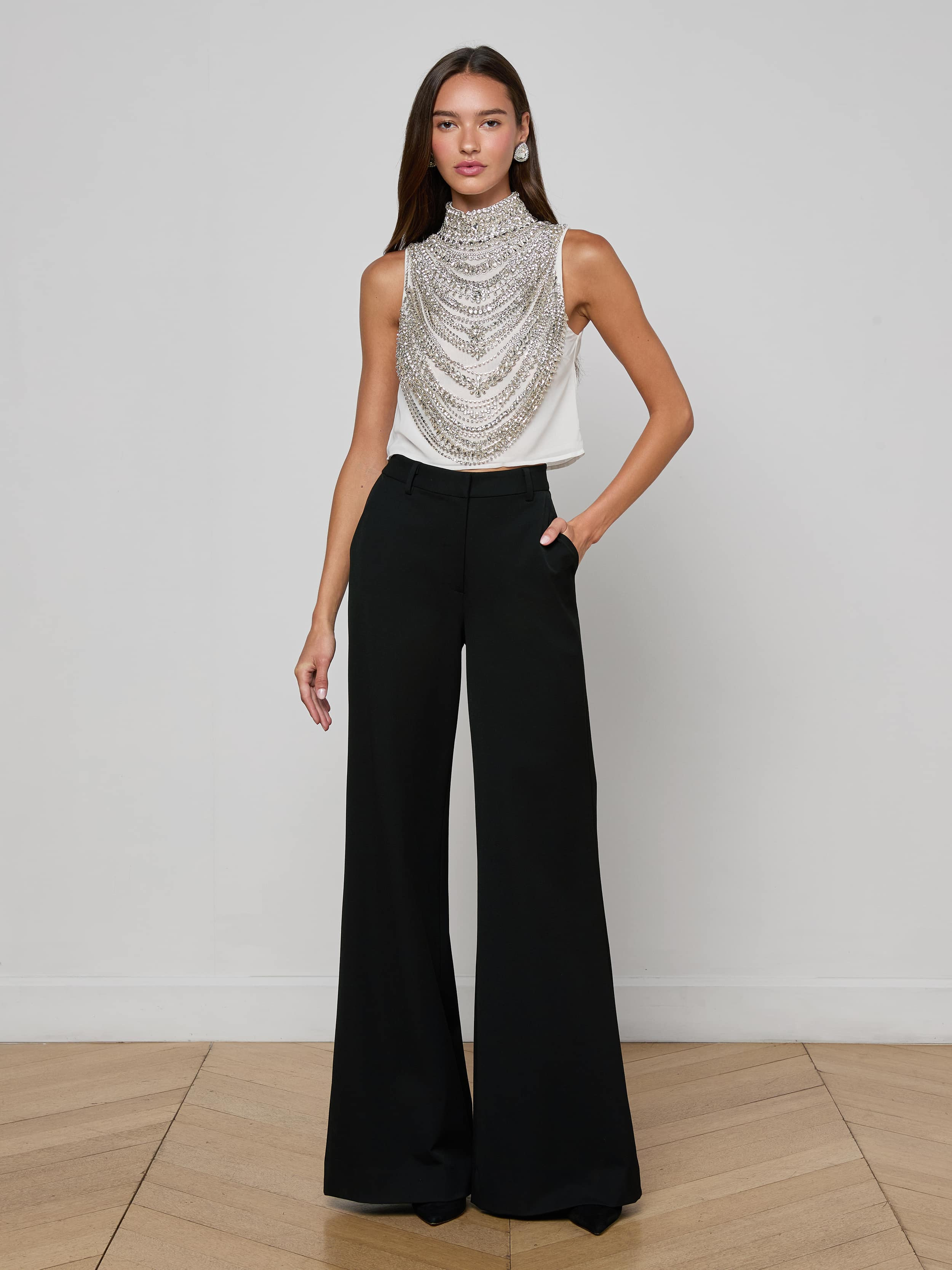 Yun Draped Crystal Tank - 4