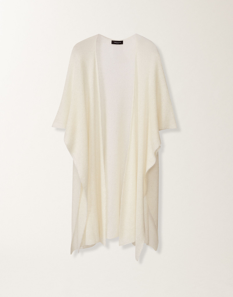 Mohair cape with sequins 1