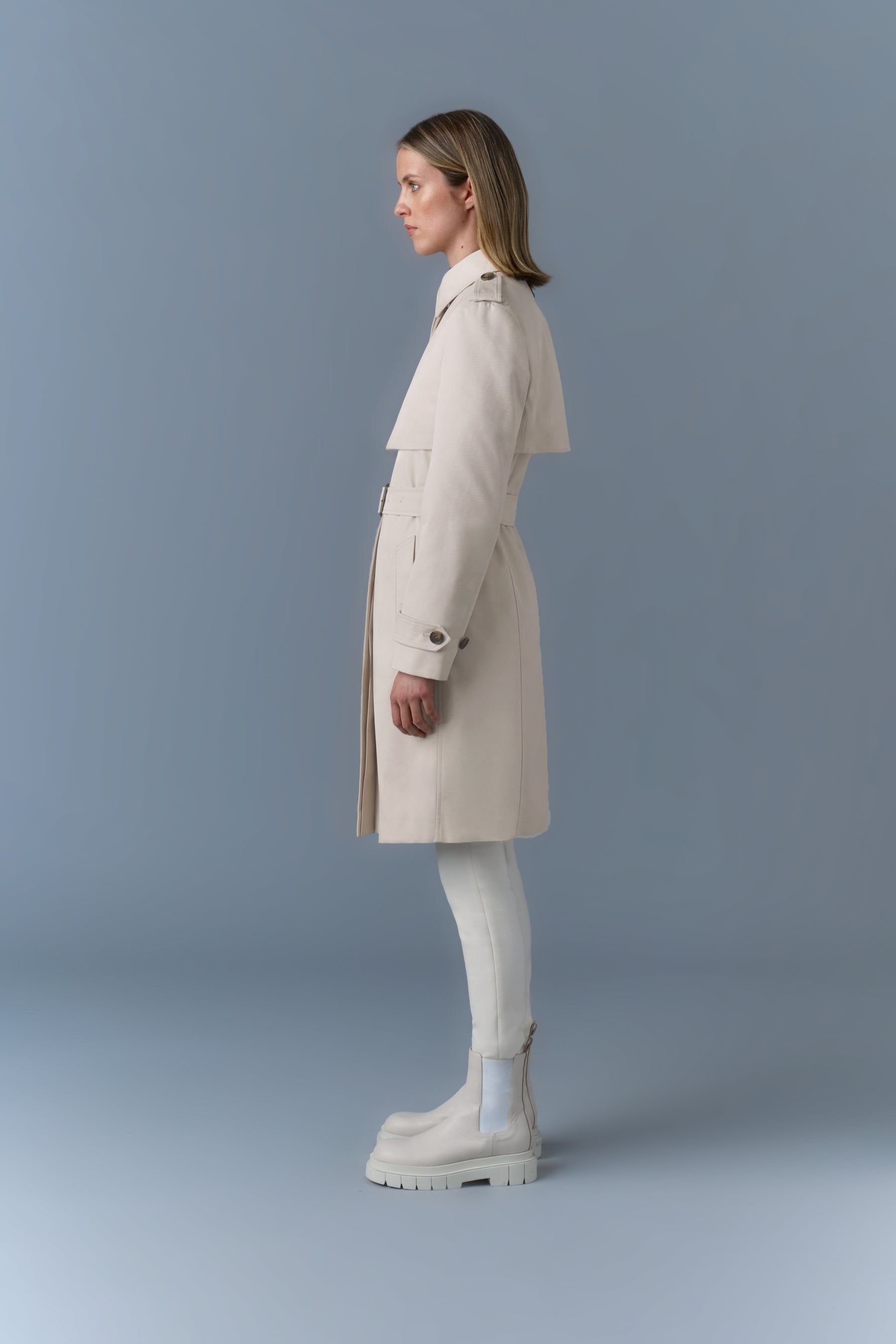 MACKAGE WINN 2-in-1 classic trench coat | REVERSIBLE