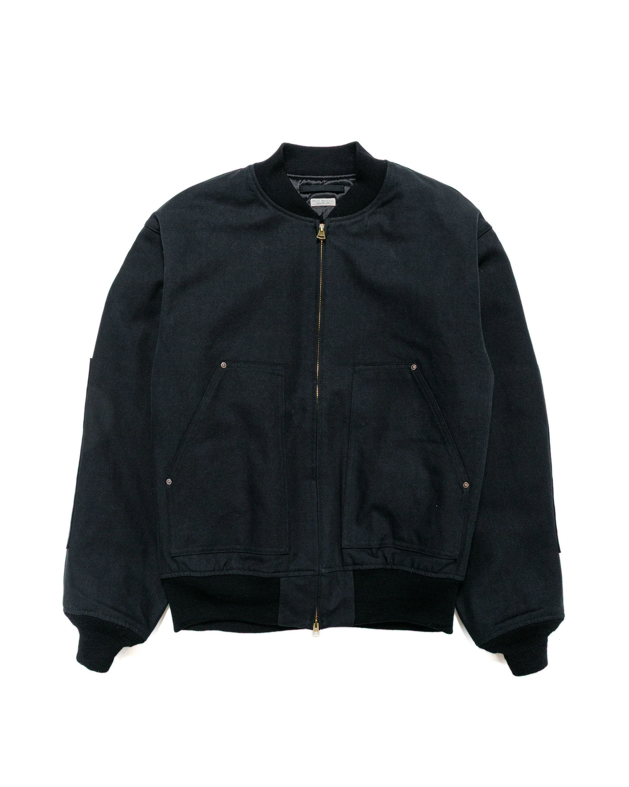 Duck Cloth Workaday Blouson Ink Black - 1