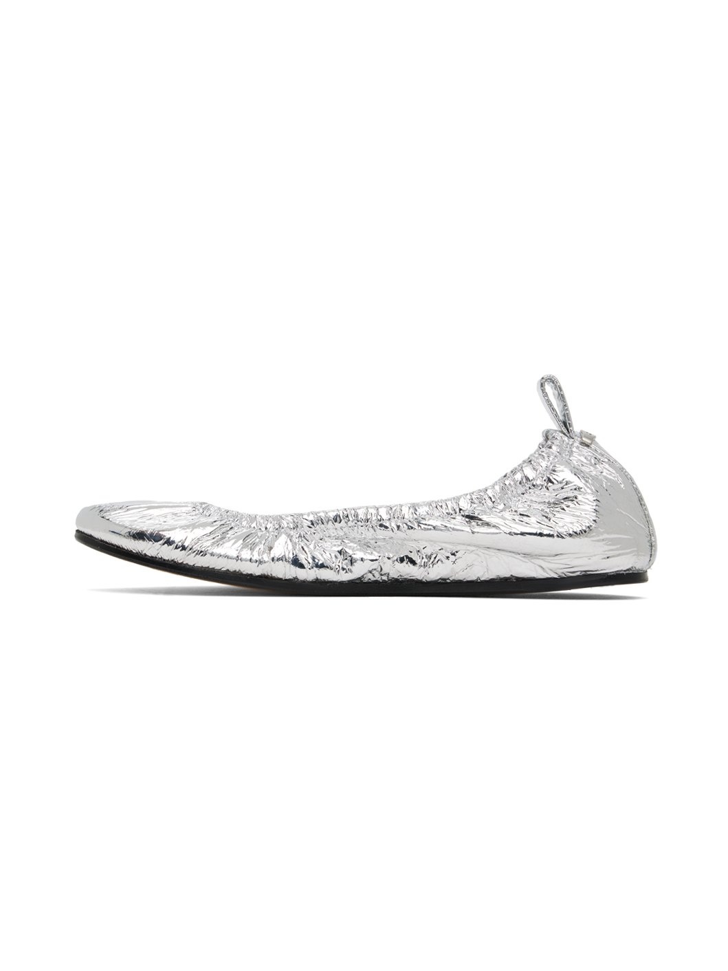 Silver Belna Ballerina Flats - 3