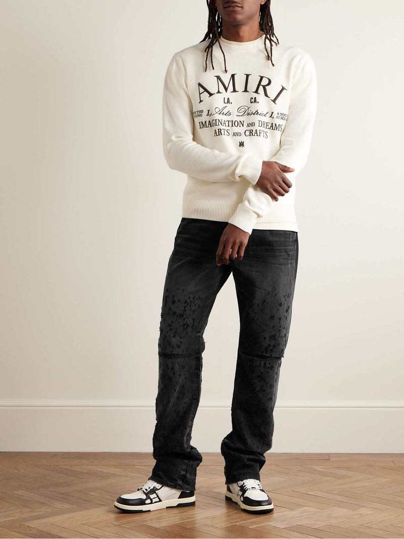 AMIRI Shotgun Straight-Leg Distressed Jeans outlook