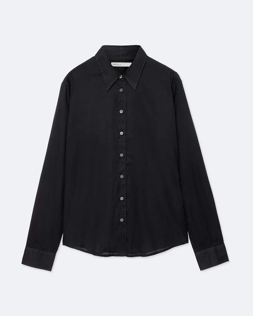 SIMONE REGULAR-FIT COTTON-VOILE BLOUSE - 1