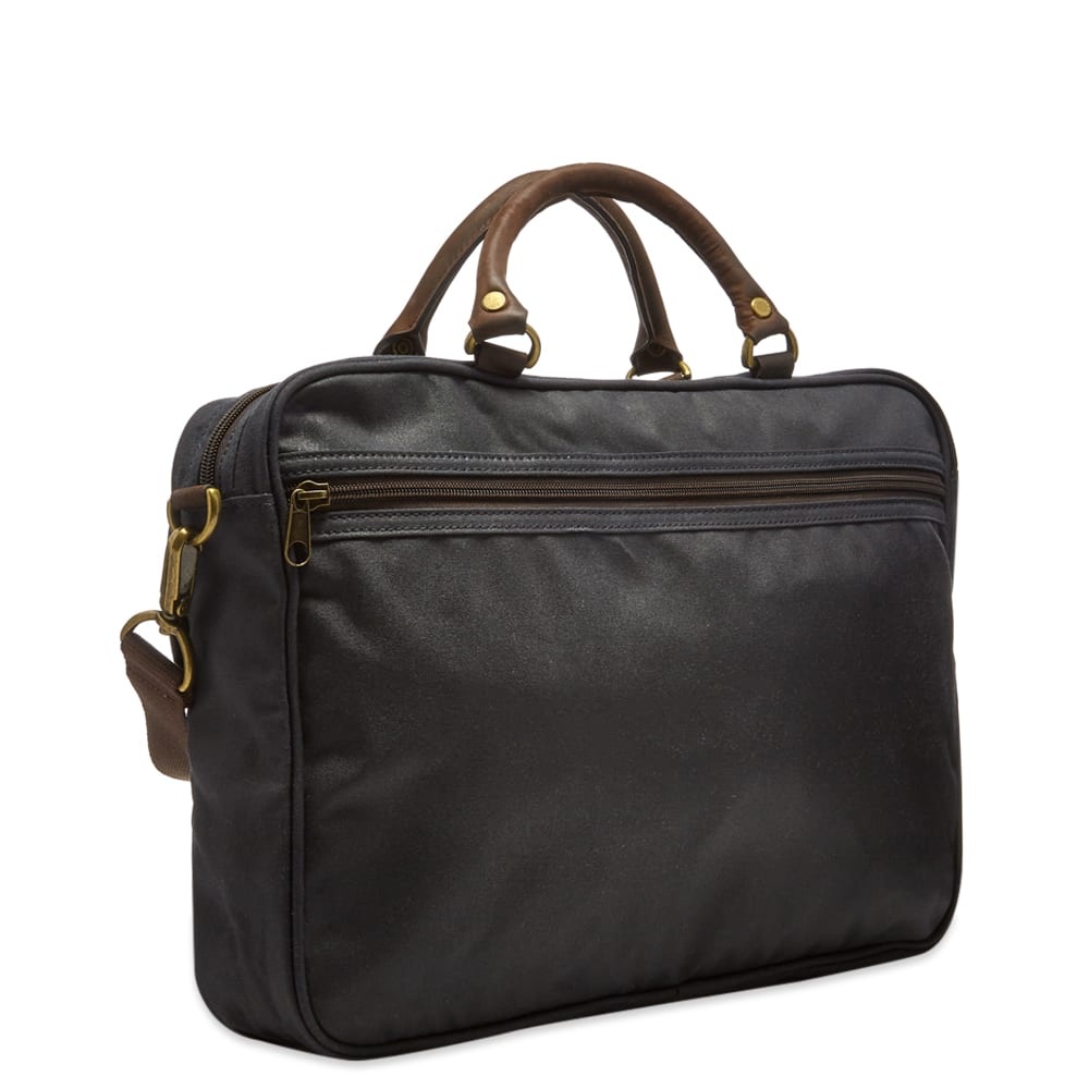 Barbour Wax Leather Briefcase - 2