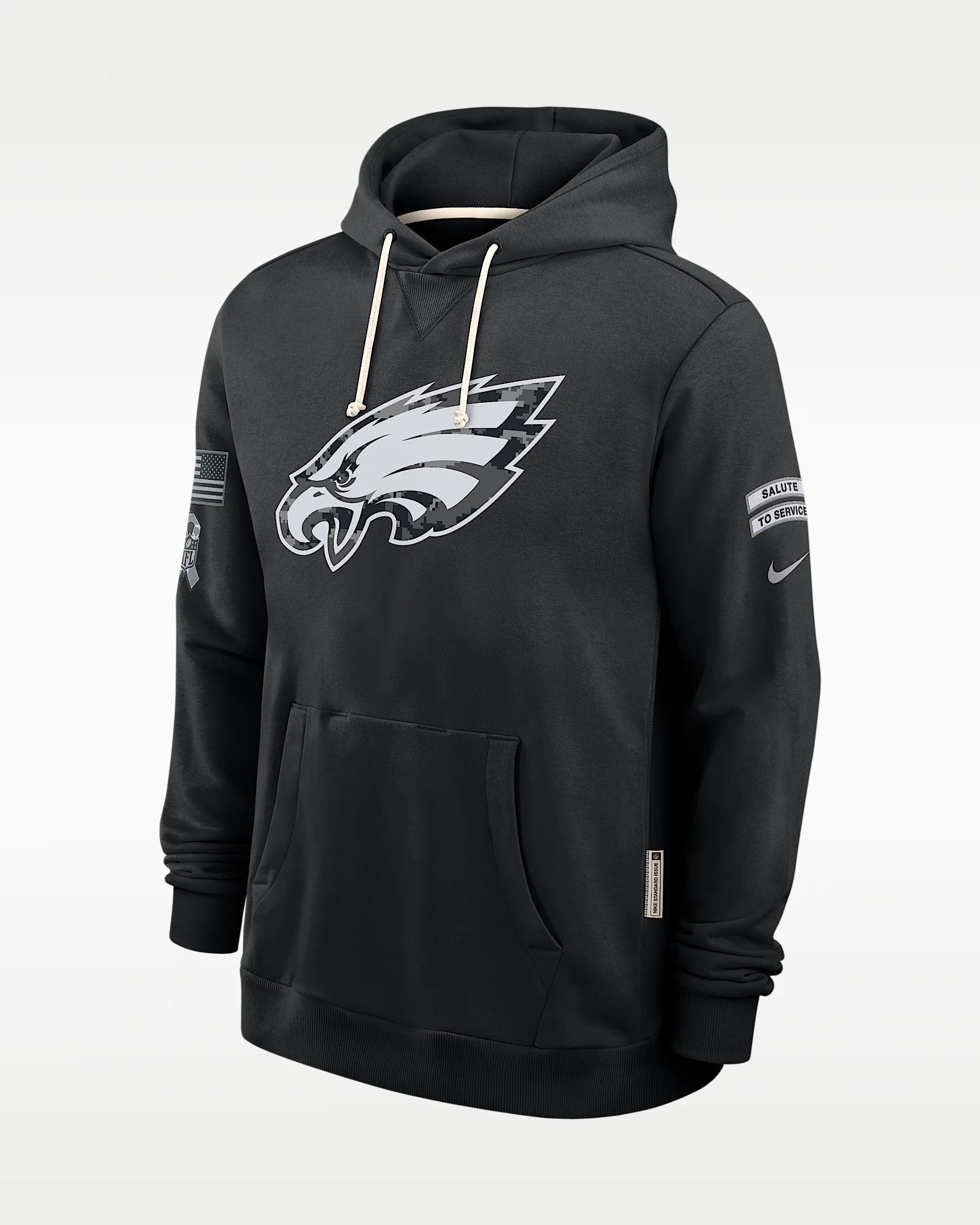 Philadelphia Eagles Salute to Service Sideline Men's Nike Dri-FIT NFL Pullover Hoodie - 1