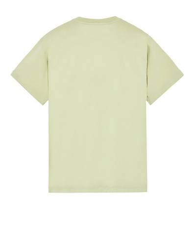 Stone Island 24113 GARMENT-DYED 60/2 COTTON JERSEY  LIGHT GREEN. outlook