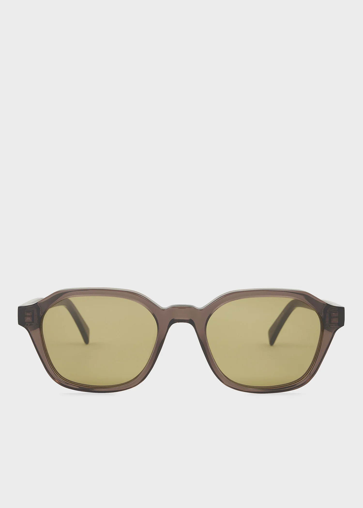 Transparent Brown 'Mayton' Sunglasses - 1