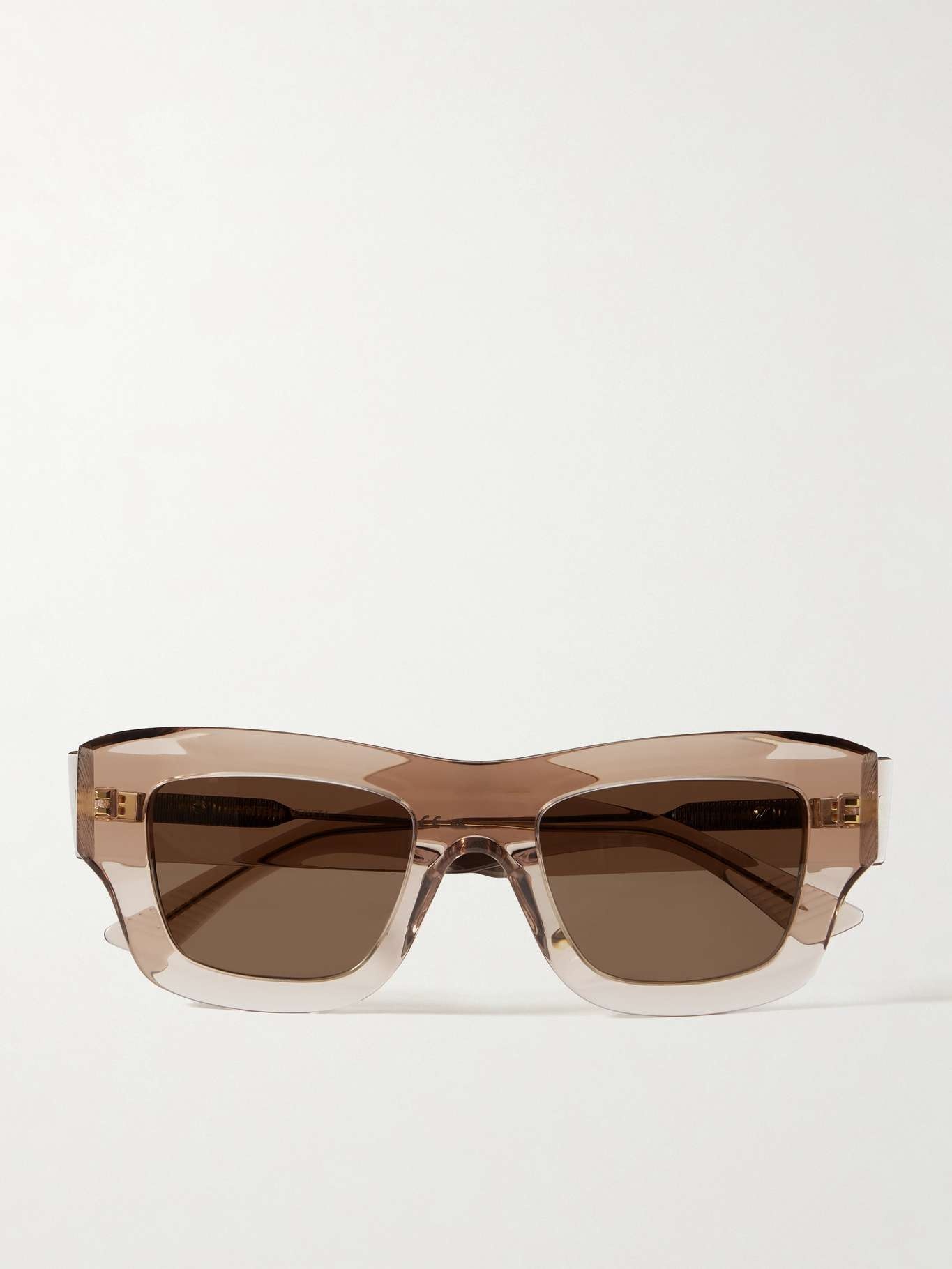 Square-frame acetate sunglasses Beige - 1