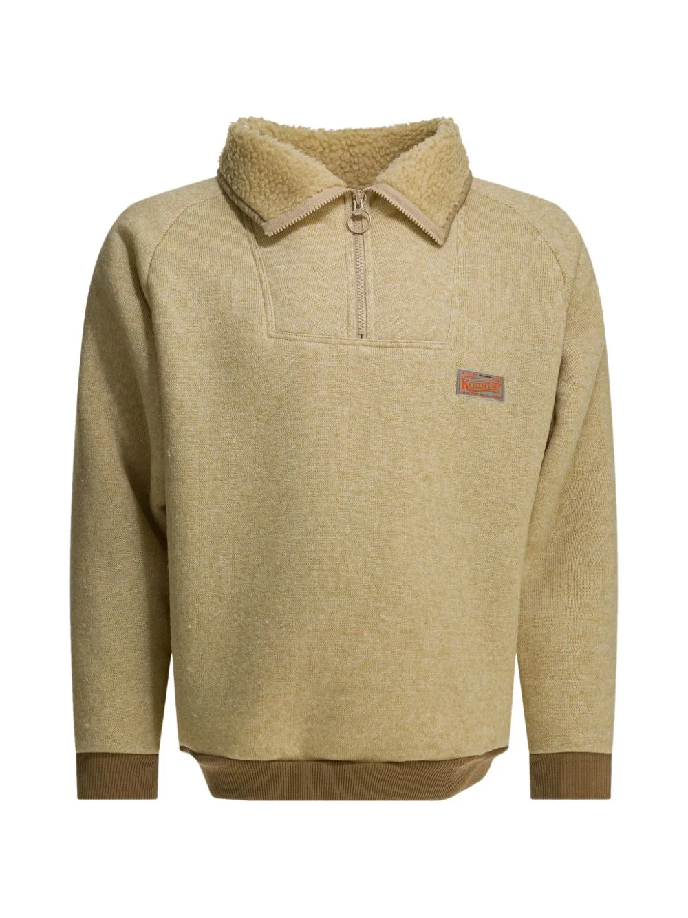 logo-patch sweatshirt - 1