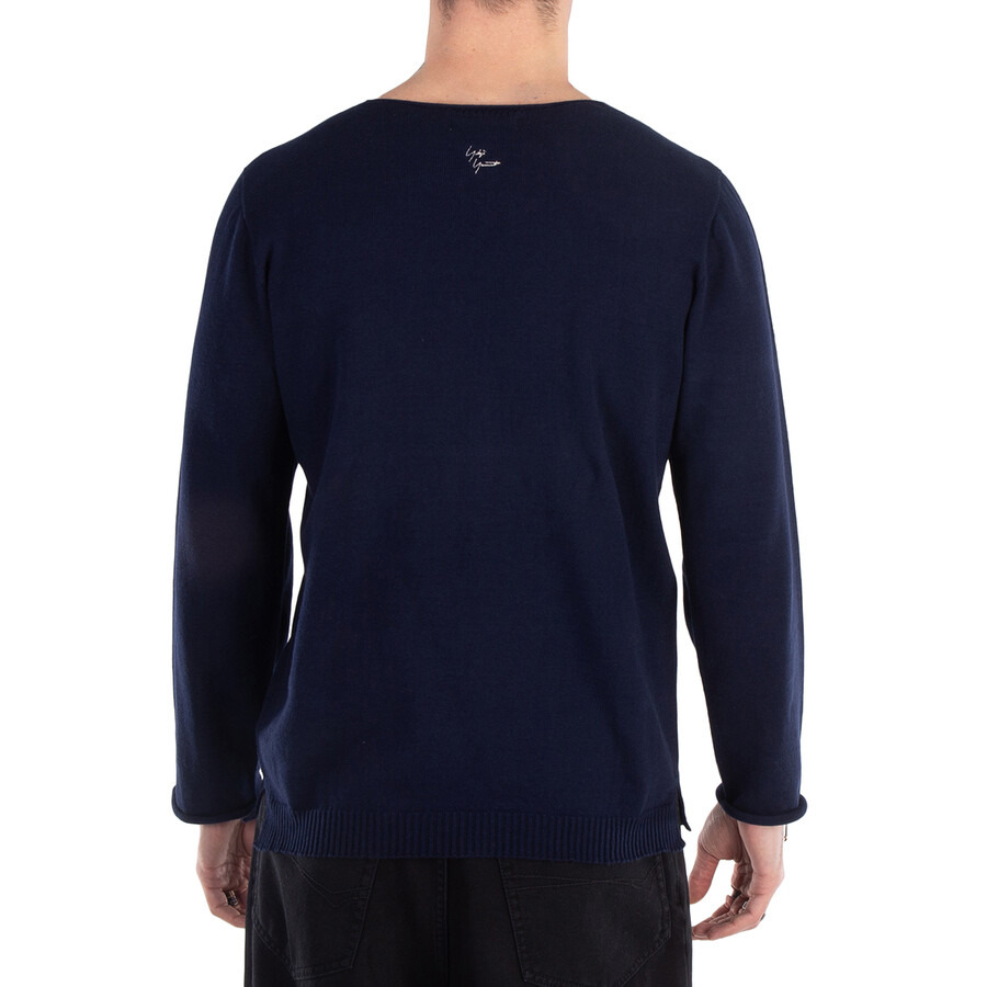 Yohji Yamamoto Logo-Embroidered Jumper, Brand Size 3 (Large) - 4