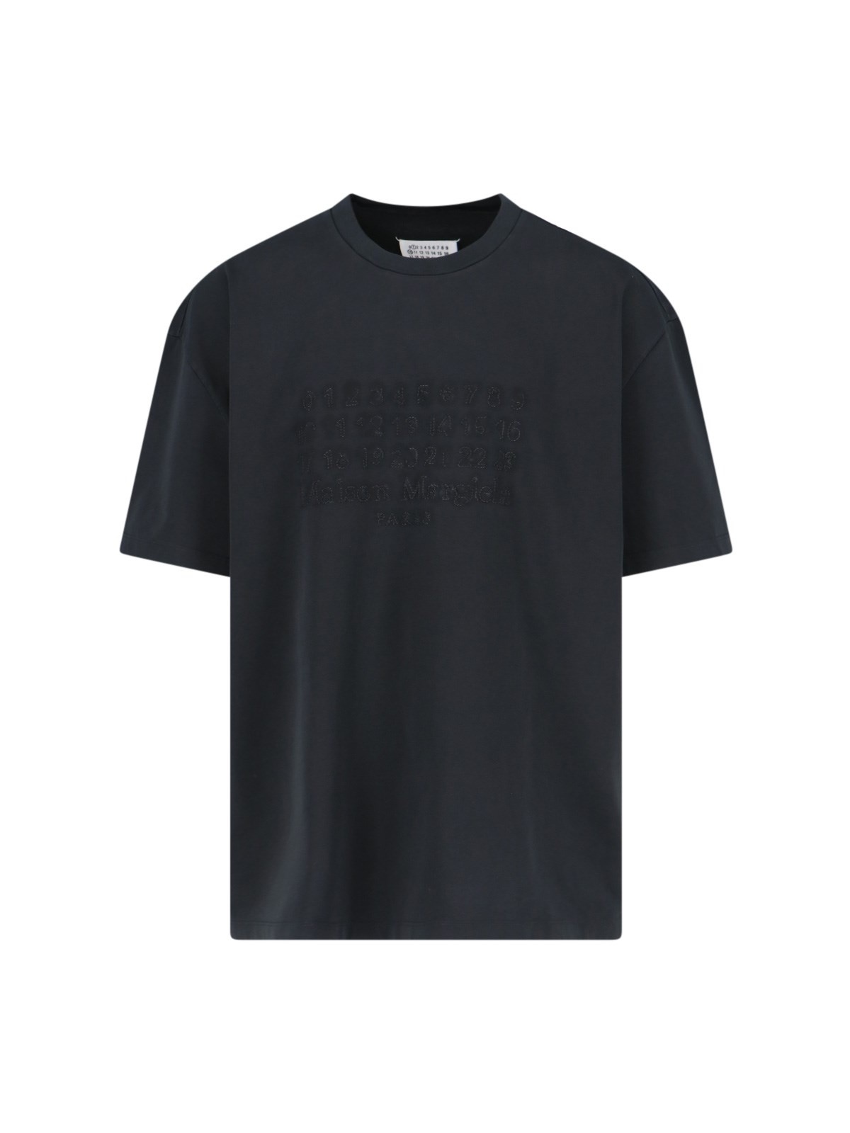 Maison Margiela LOGO EMBROIDERY T-SHIRT | sugar | REVERSIBLE