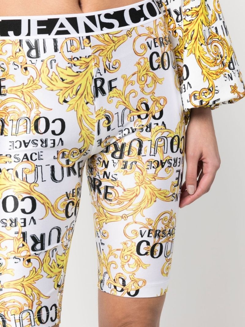 baroque pattern-print shorts - 5