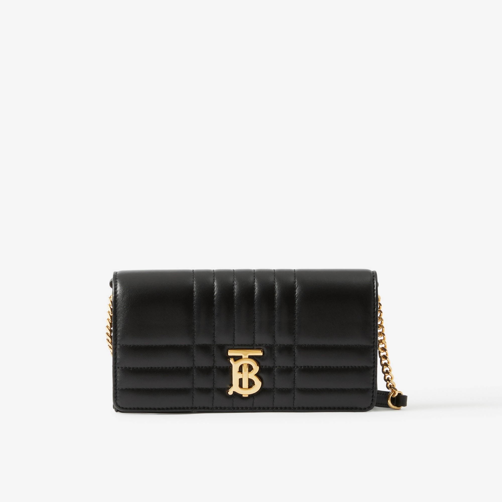 Quilted Leather Lola Wallet with Detachable Strap - 1