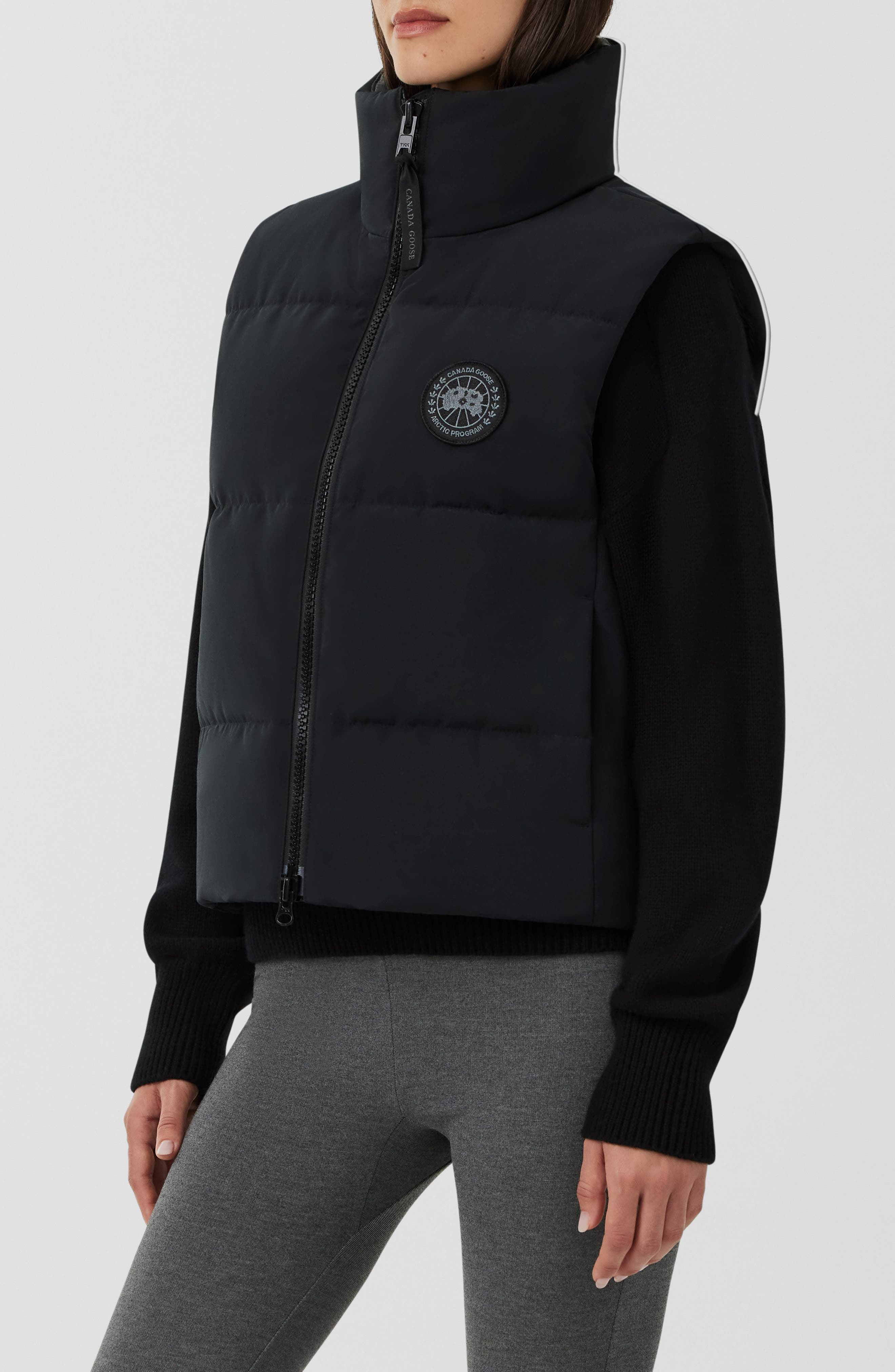 Canada Goose Grandview Black Label Crop 750 Fill Power Down Puffer Vest<br> at Nordstrom - 3