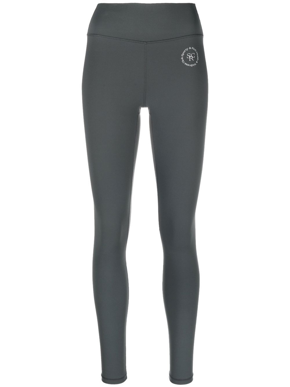 logo-print detail leggings - 1