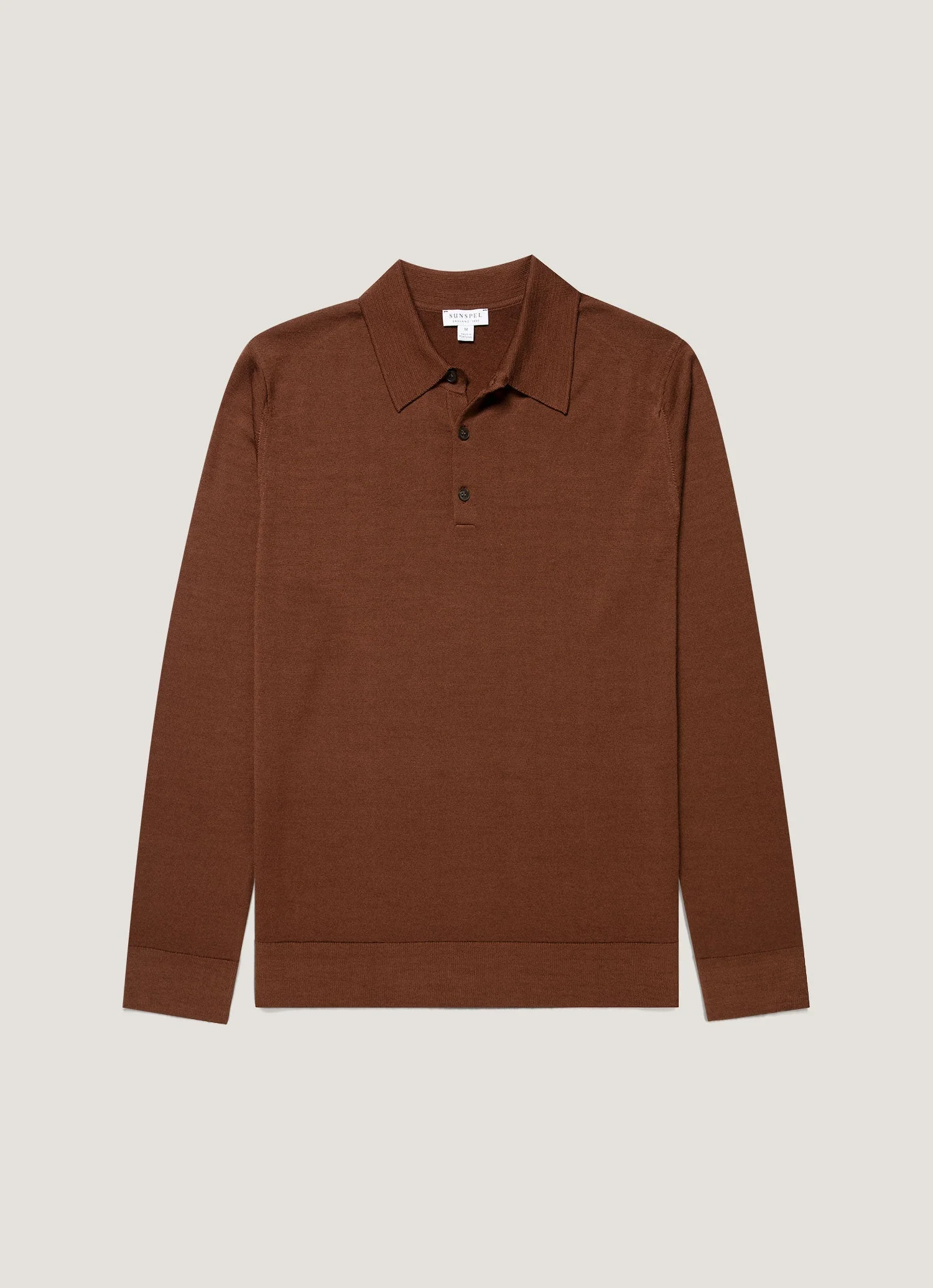Extra‑Fine Merino Knitted Polo Shirt - 1