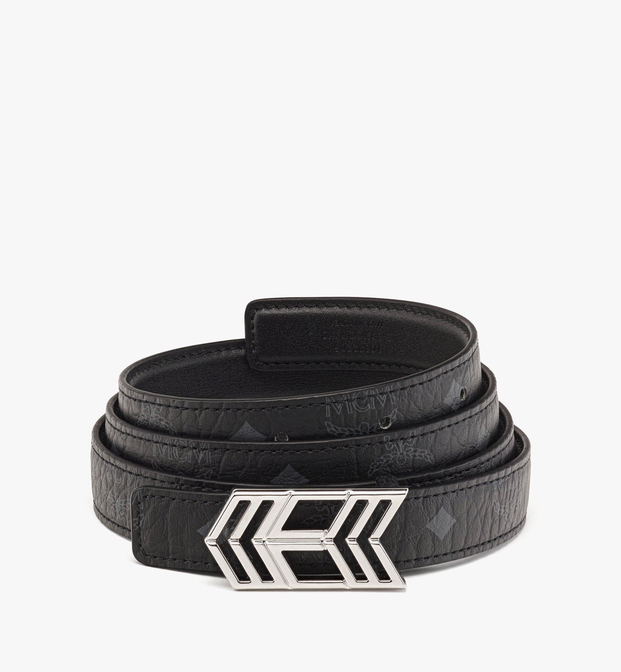MCM Tech Reversible Belt in Embossed Leather - 1