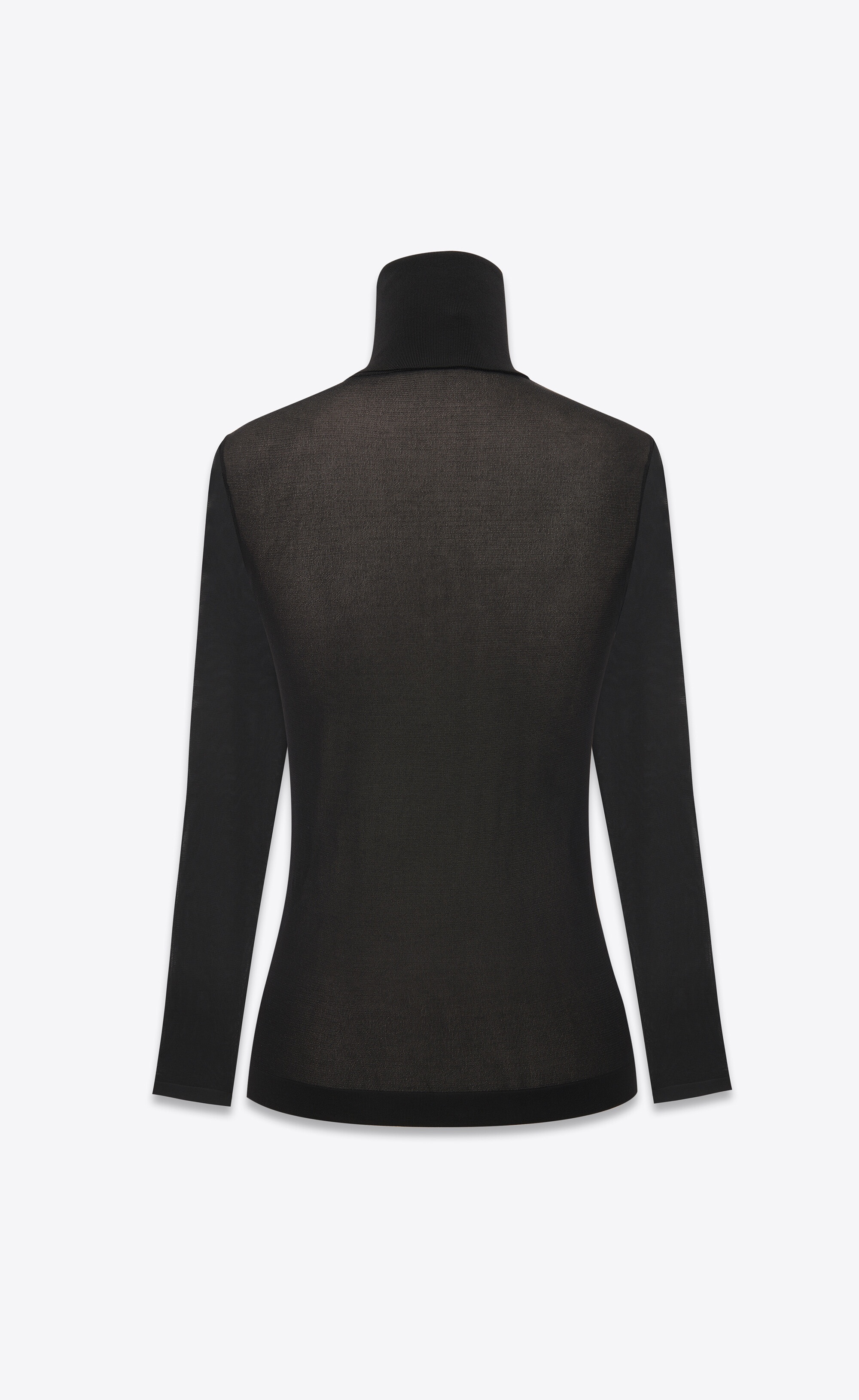 turtleneck top in knit - 2