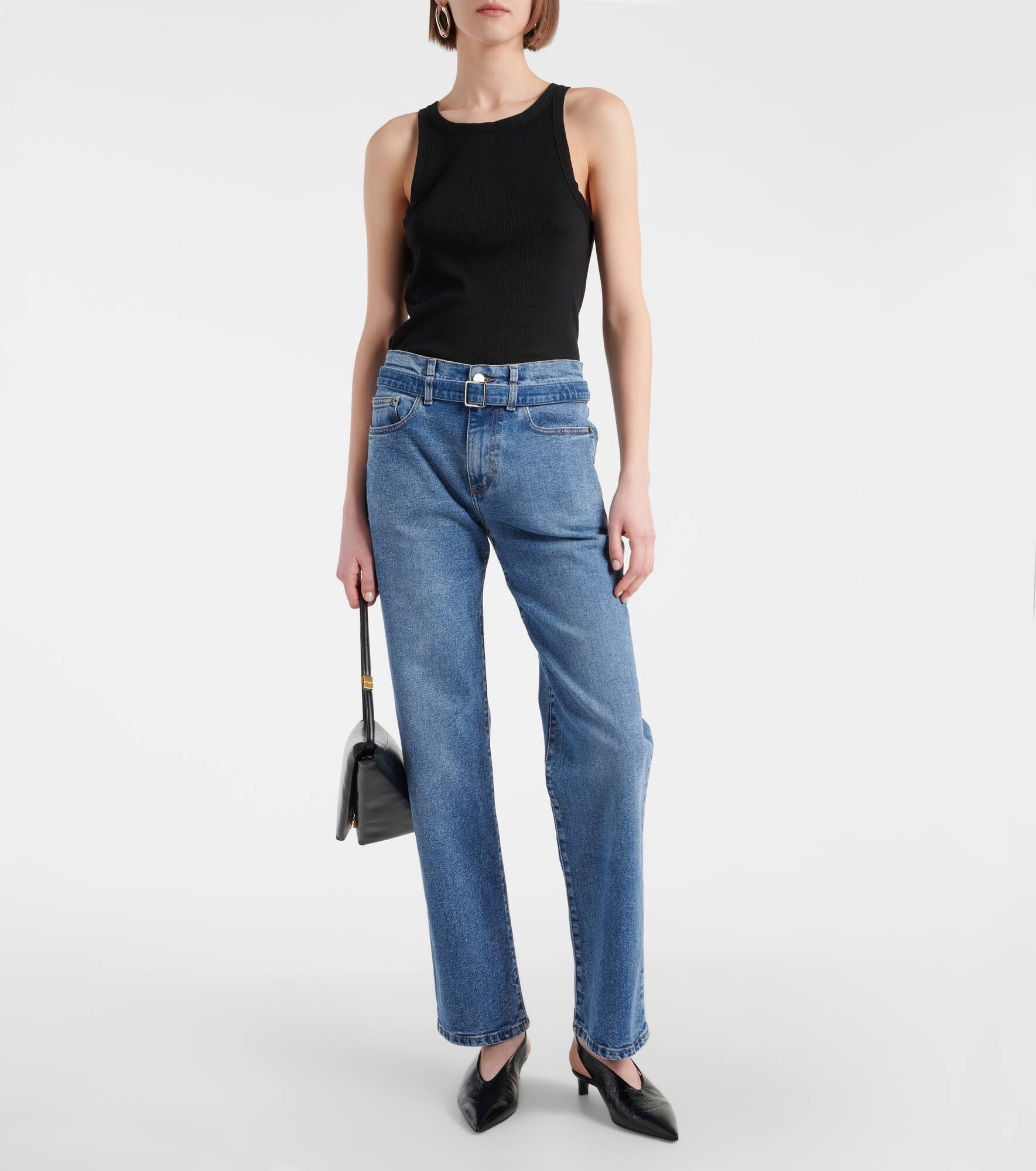 Ellsworth mid-rise straight jeans - 7