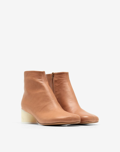 MM6 Maison Margiela Leather ankle boots outlook