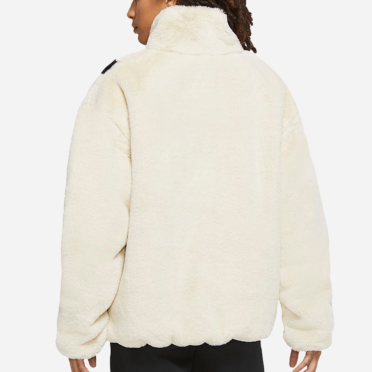 (WMNS) Nike Sportswear Jacket 'Fossil Black' CU6559-238 - 4