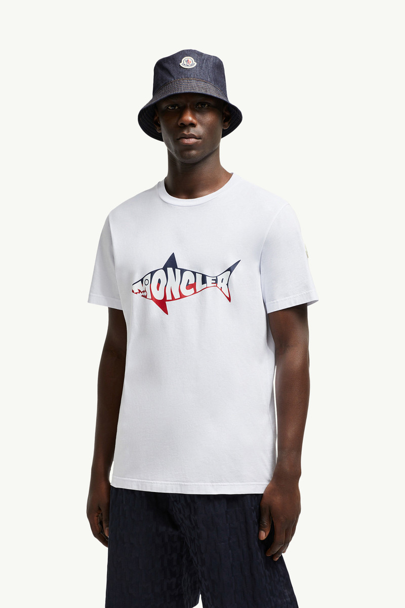 Moncler Shark Logo Cotton T-Shirt outlook
