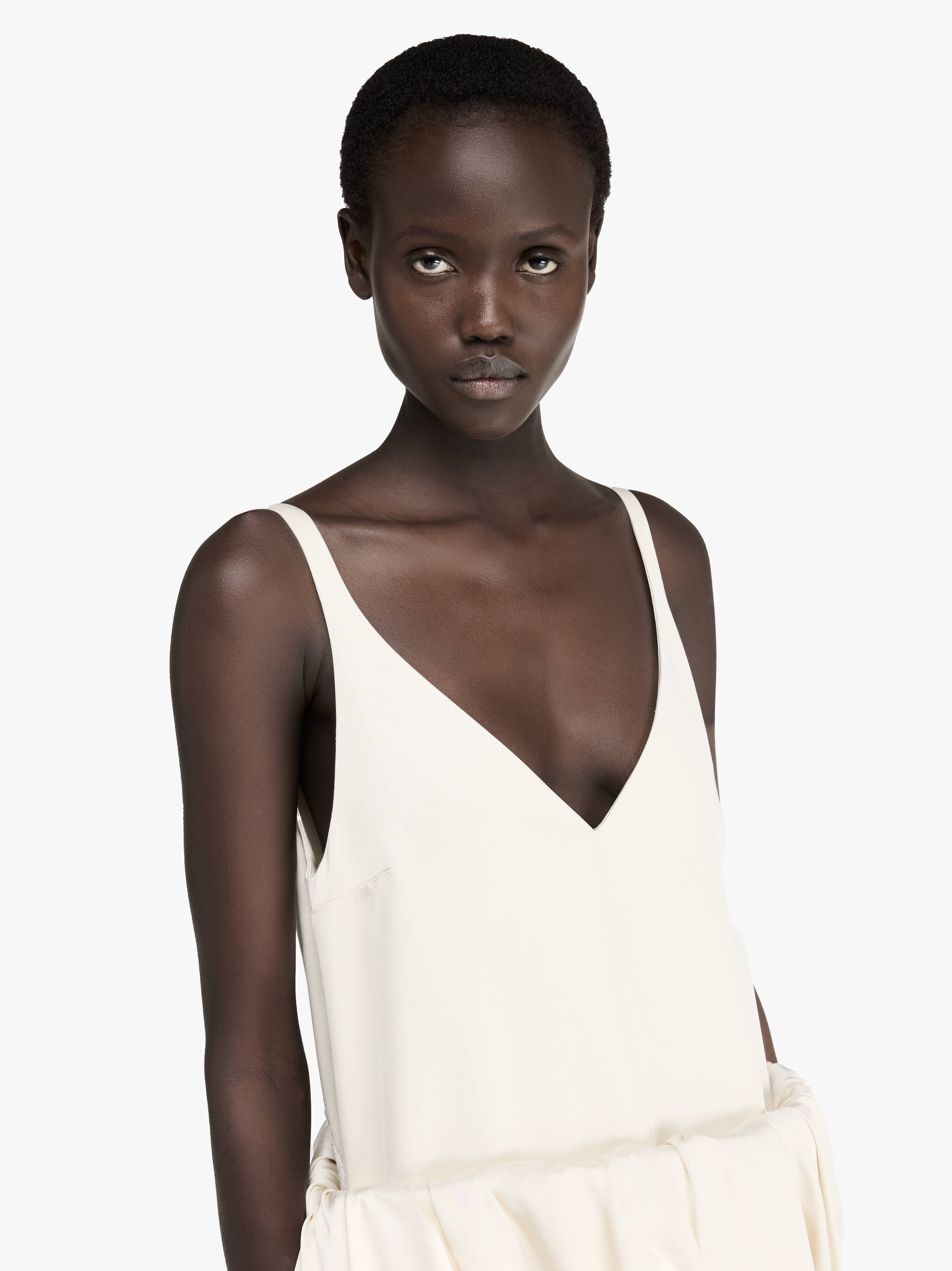 ROLLED HEMLINE CAMI DRESS - 5