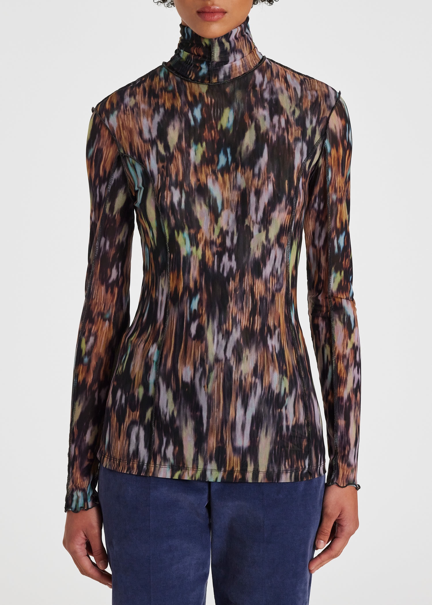 Mesh Roll-Neck Top - 3