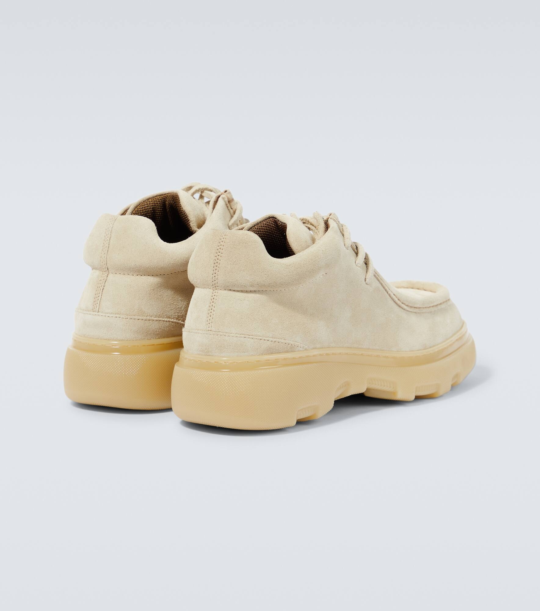 Creeper suede lace-up shoes - 6